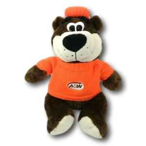 A & W Bear Plush Rooty Root Beer 17 inch Stuffed Animal Mascot Rootbear Promo